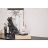 BELL JAR WITH WOODEN BASE BLACK 14X14X22CM - Image 3