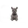 BLACK VASE DOG 15X12.5X22CM