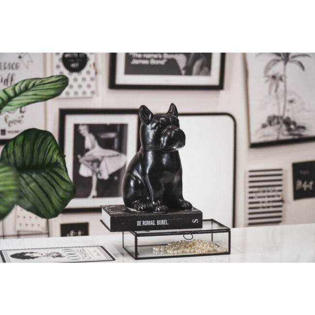 BLACK VASE DOG 15X12.5X22CM - Image 8