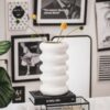BUBBLE VASE MATT WHITE 13.5X23.5CM - Image 6