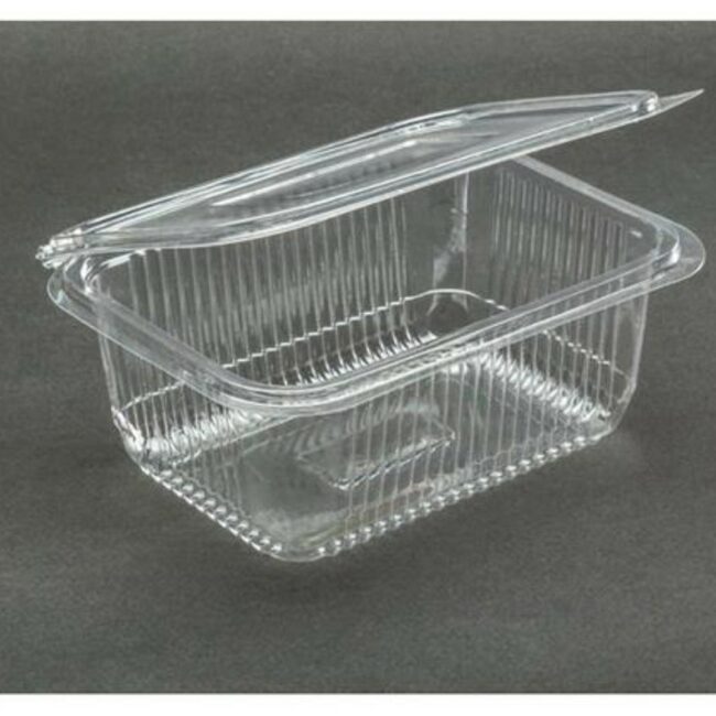 FOOD CONTAINER TRANSPARENT 1000CC 600PCS