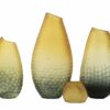 BAMBI S - GREY GOLD GLASS VASE 32X16CM - Image 2