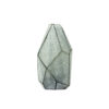 PEGASUS M - WHITE STONE GLASS VASE M28X20CM
