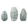 PEGASUS M - WHITE STONE GLASS VASE M28X20CM - Image 4