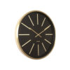 ROUND WALL CLOCK MAXIEMUS BRASS STATION BLACK STEEL 60CM - Image 2