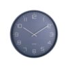 ROUND WALL CLOCK LOFTY METAL IRON MATT NIGHT BLUE 40CMX4.5CM