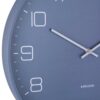 ROUND WALL CLOCK LOFTY METAL IRON MATT NIGHT BLUE 40CMX4.5CM - Image 3