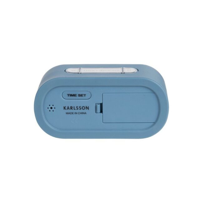 ALARM CLOCK GUMMY SILICONE BLUE 14X7X5CM - Image 3