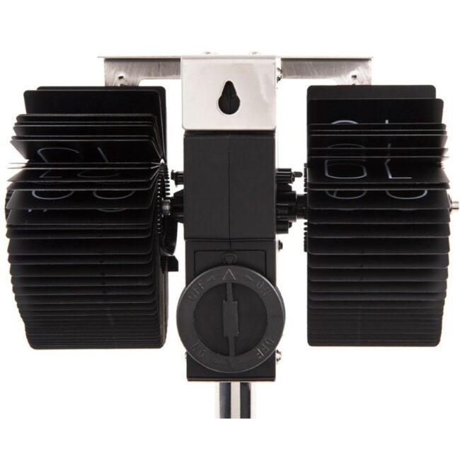 FLIP CLOCK NO CASE MINI BLACK CHROME STEEL STAND 20,6X7,5X13,9CM - Image 4
