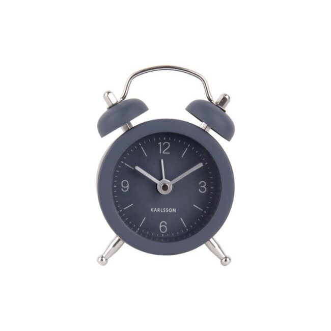 ROUND ALARM CLOCK MINI TWIN BELL ASSORTED 5X5X7.5CM - Image 4