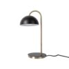 TABLE LAMP DOME IRON MATT BLACK 36X14CM