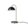 TABLE LAMP DOME IRON MATT BLACK 36X14CM - Image 2