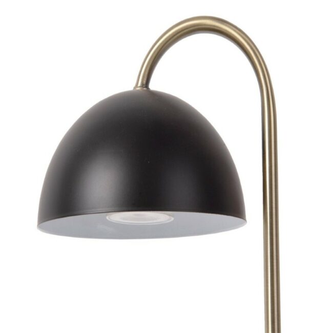 TABLE LAMP DOME IRON MATT BLACK 36X14CM - Image 3