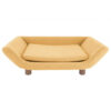 PET SOFA EXPLICIT SUEDE LOOK OCHRE YELLOW 72,5X53X21CM