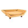 PET SOFA EXPLICIT SUEDE LOOK OCHRE YELLOW 72,5X53X21CM - Image 2
