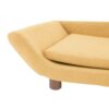 PET SOFA EXPLICIT SUEDE LOOK OCHRE YELLOW 72,5X53X21CM - Image 5