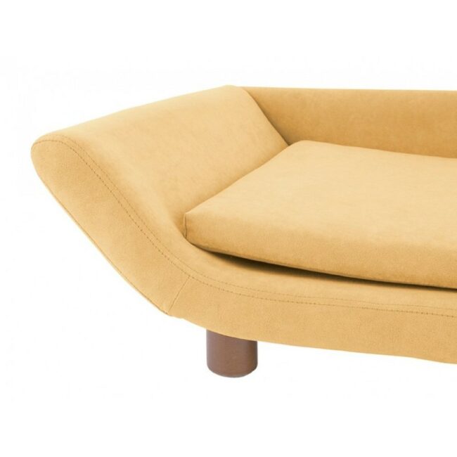 PET SOFA EXPLICIT SUEDE LOOK OCHRE YELLOW 72,5X53X21CM - Image 5