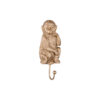 COAT HOOK MONKEY GOLD PAINTED 16X6,5CM