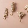 COAT HOOK MONKEY GOLD PAINTED 16X6,5CM - Image 2