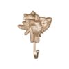 COAT HOOK TOUCAN GOLD PAINTED 10X12,5CM