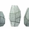 PEGASUS M - WHITE STONE GLASS VASE M28X20CM - Image 3