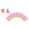PINK WRAPPERS CUPCAKE BEAR 1ST BIRTHDAY GIRL 12PCS - Image 2
