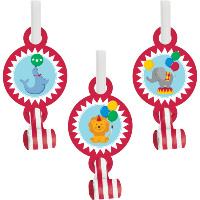 CIRCUS TIME BLOWOUTS 8PCS