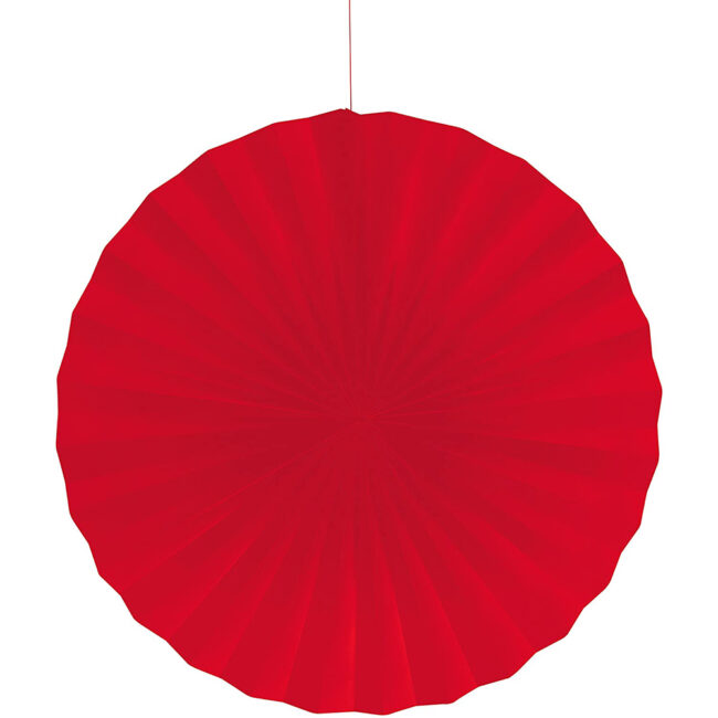 PAPER FANS RED 40CM