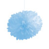 TISSUE PUFF PASTEL BLUE 40CM 3PCS