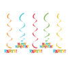PARTY & HAPPY BIRTHDAY STRIPE 5PCS