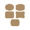 LABELS KRAFT 10PCS