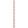 STRAWS PAPER STRIPE RED & WHITE - Image 3