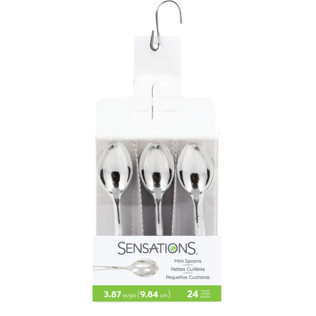 SPOONS 4'' MINI METALLIC 24PCS - Image 3