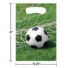 TREAT BAGS SPORTS FANATIC SOCCER 9''X6,25'' - Image 2