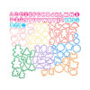COOKIE CUTTER ALPHABET NUMBERS & SHAPES 50PCS - Image 2