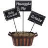 CENTERPIECE STICKS CHALKBOARD 30.48-34.29-40.64CM 3PCS - Image 2