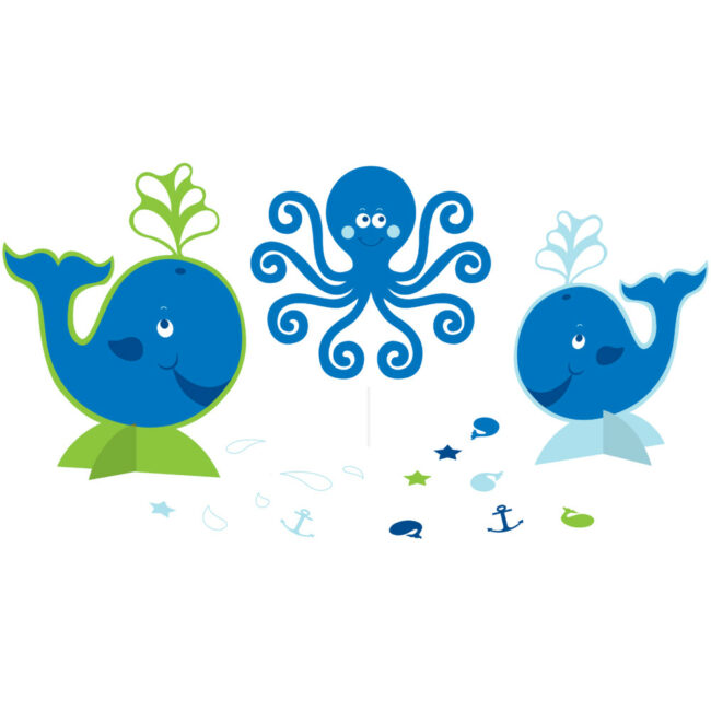 OCEAN PREPPY BOY CENTERPIECE 23.30X15.20X4.40CM