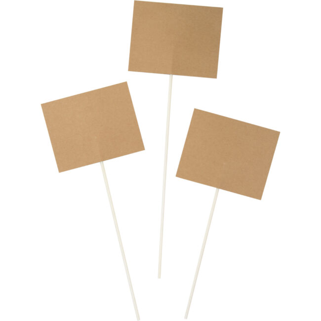 CENTERPIECES STICKS KRAFT 5''x4'' BROWN