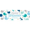 BANNER 20''x60'' LIL' SPOUT BLUE BABY SHOWER PARTY