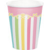 CUPS CAROUSEL HORSES 9OZ 8PCS