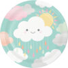 PLATE 9'' SUNSHINE BABY SHOWER 8PCS