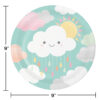 PLATE 9'' SUNSHINE BABY SHOWER 8PCS - Image 2