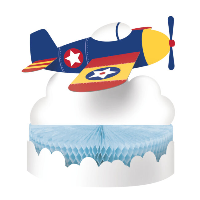 CENTERPIECE LIL' FLYER AIRPLANE 12''x9''
