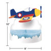 CENTERPIECE LIL' FLYER AIRPLANE 12''x9'' - Image 2