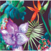 BEVERAGE NAPKINS 5'' BOLD TROPICS BIRD OF PARADISE 24PCS