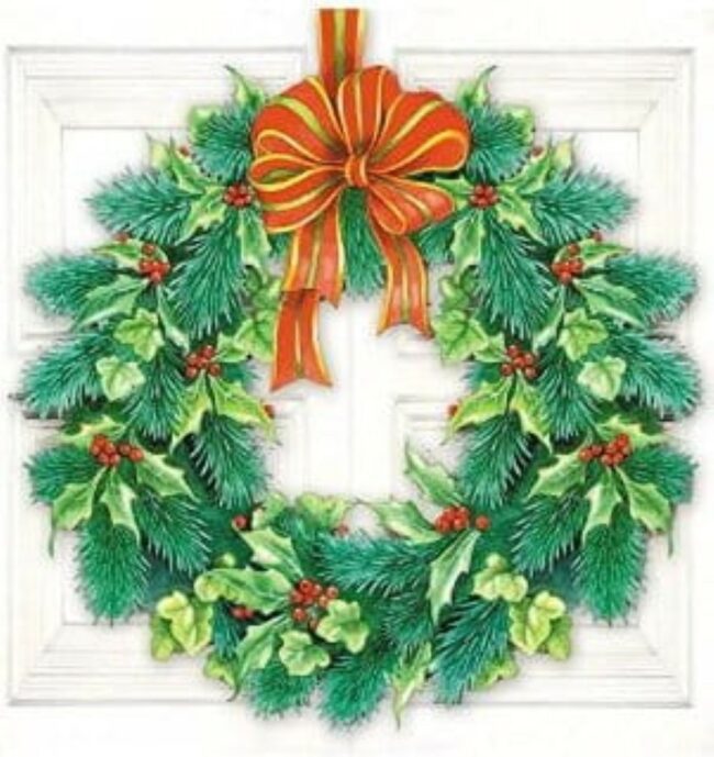 NAPKINS ADVENT 3PLY 33X33CM 20PCS