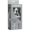 METALLIC CUTLERY SILVER 24PCS - Image 4