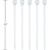PICKS 4.5'' PLASTIC CLEAR - Image 2
