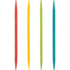 TOOTHPICKS 2.5'' WOOD ASSORTED COLORS 200PCS - Image 2