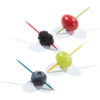 TOOTHPICKS 2.5'' WOOD ASSORTED COLORS 200PCS